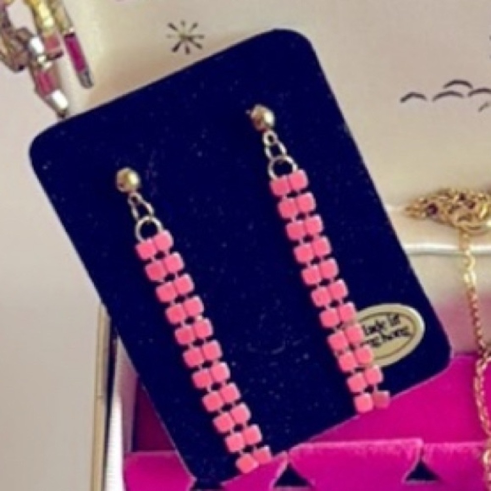 Fashion Jewelry  Pink Earrings